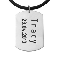 Ketting hangers ID tag graveren