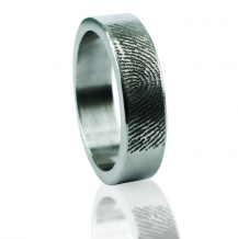 RVS vingerafdrukring