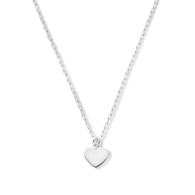 Zilveren collier hart ketting
