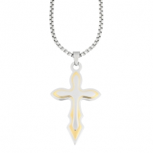 Ketting Kruis Pendant ketting zilver/goud2