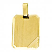 Ketting hanger rechthoek mat en gediamanteerde afwerking