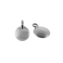 Ashanger rond zilver