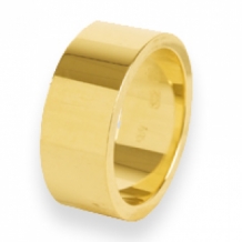 Wonderbaarlijk Brede gouden dames ring graveren SE-61