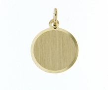 Gouden ketting hanger rond