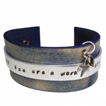 Taboo armband Quote Taylor Blue