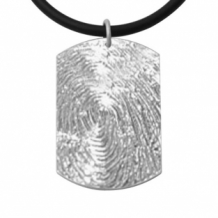 ID hanger met vingerafdruk