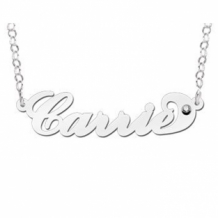 Zilveren naamketting