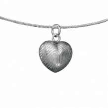 Vingerafdruk hanger hart