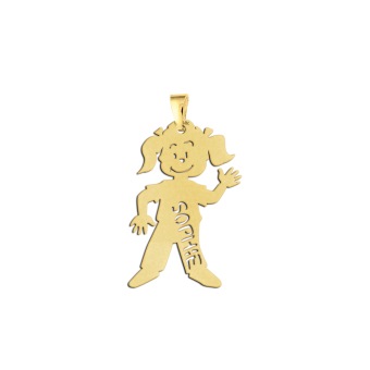 Gouden moeder sieraad meisje Names4ever