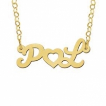 Naamketting goud Names4ever P-L