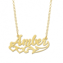 Gouden naamketting Amber Names4ever