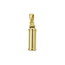 Gouden urnhanger buisje