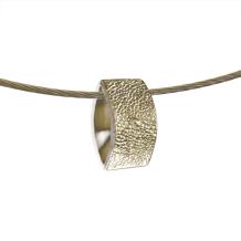 Gouden afdruk hanger rechthoek 773