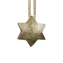 Gouden Afdruk hanger ster 790