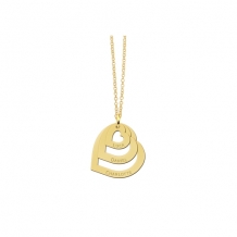 Ketting hanger drie losse harten