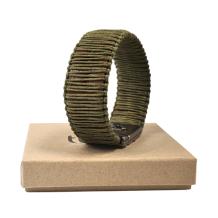 Taboo armband Mark big all olive/brown 