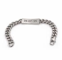 Plaatarmband RVS binnenzijde