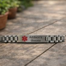 RVS SOS plaatarmband met gravure