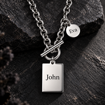 Schakelketting met rechthoekige hanger