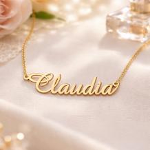 Gouden naamketting