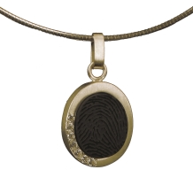 Vingerafdruk ketting