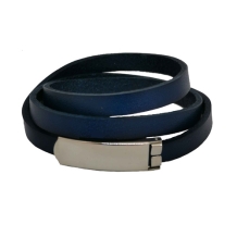 Wikkelarmband met plaat