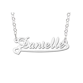 Zilveren naamketting Daniëlle Names4ever