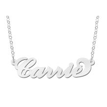 Zilveren naamketting