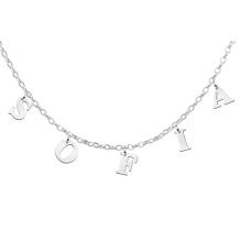 Zilveren naamketting Sofia