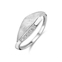 Gevoerde Leren halsband met stevige stalen D ring