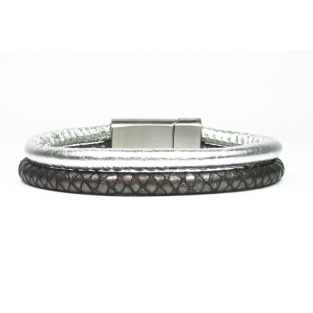 B&L armband met twee bandjes