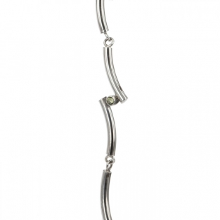 Armband met askamer en steen 823