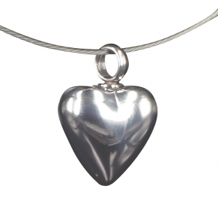 Ashanger hart 17mm RVS