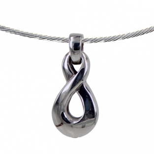 Ashanger infinity teken zilver