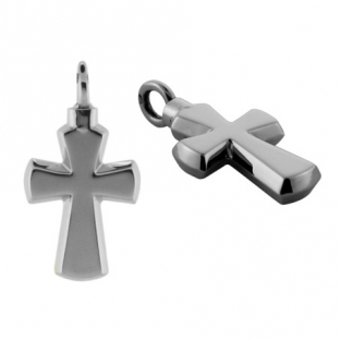 Ashanger kruis zilver