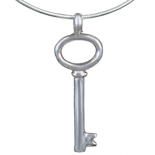 Ashanger sleutel RVS