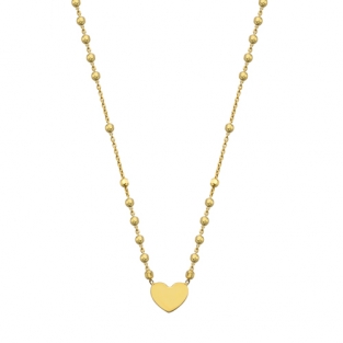 Ketting met hartjes hanger