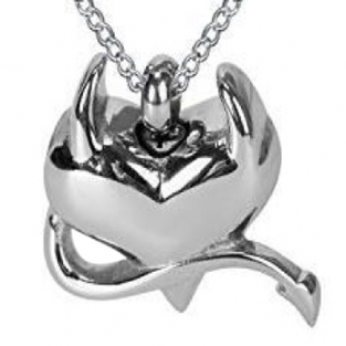 RVS ashanger hart duiveltje