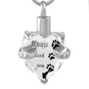 RVS ashanger hart steen helder always with you pootjes