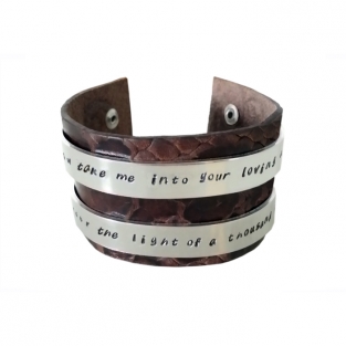 Taboo armband graveren met tekst