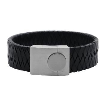 Dacaya bulls eye dexter gevlochten armband