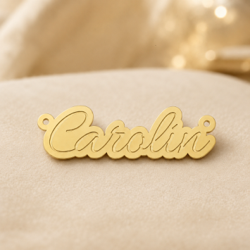 Gouden Naam ketting Carolin Names4ever