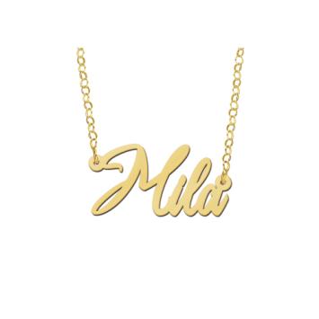 Gouden naamketting Mila Names4ever