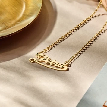 Gouden naamketting Names4ever Petra