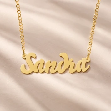 Gouden naamketting Sandra Names4ever
