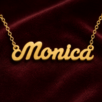 Gouden naamketting Monica Names4ever