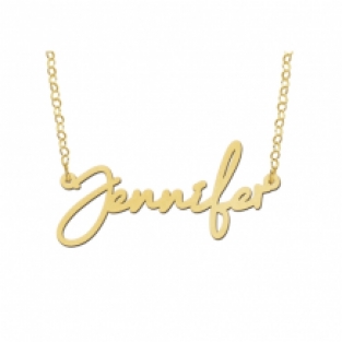 Gouden naamketting Jennifer Names4ever