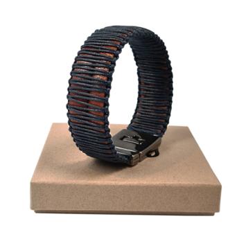 Taboo armband Mark big all blue/brown 