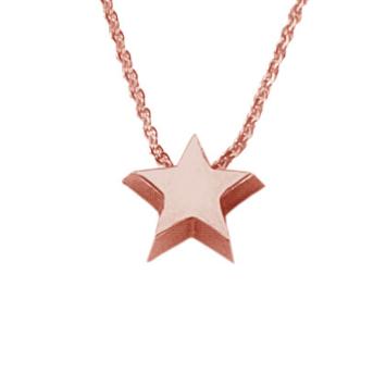 Initial ketting roodgoud