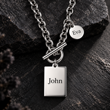 Schakelketting met rechthoekige hanger